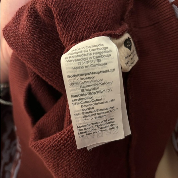 Madewell (Re)sourced Cotton Oversized Crew
Sweatshirt in Tigerized Print, Size M - Picture 6 of 8